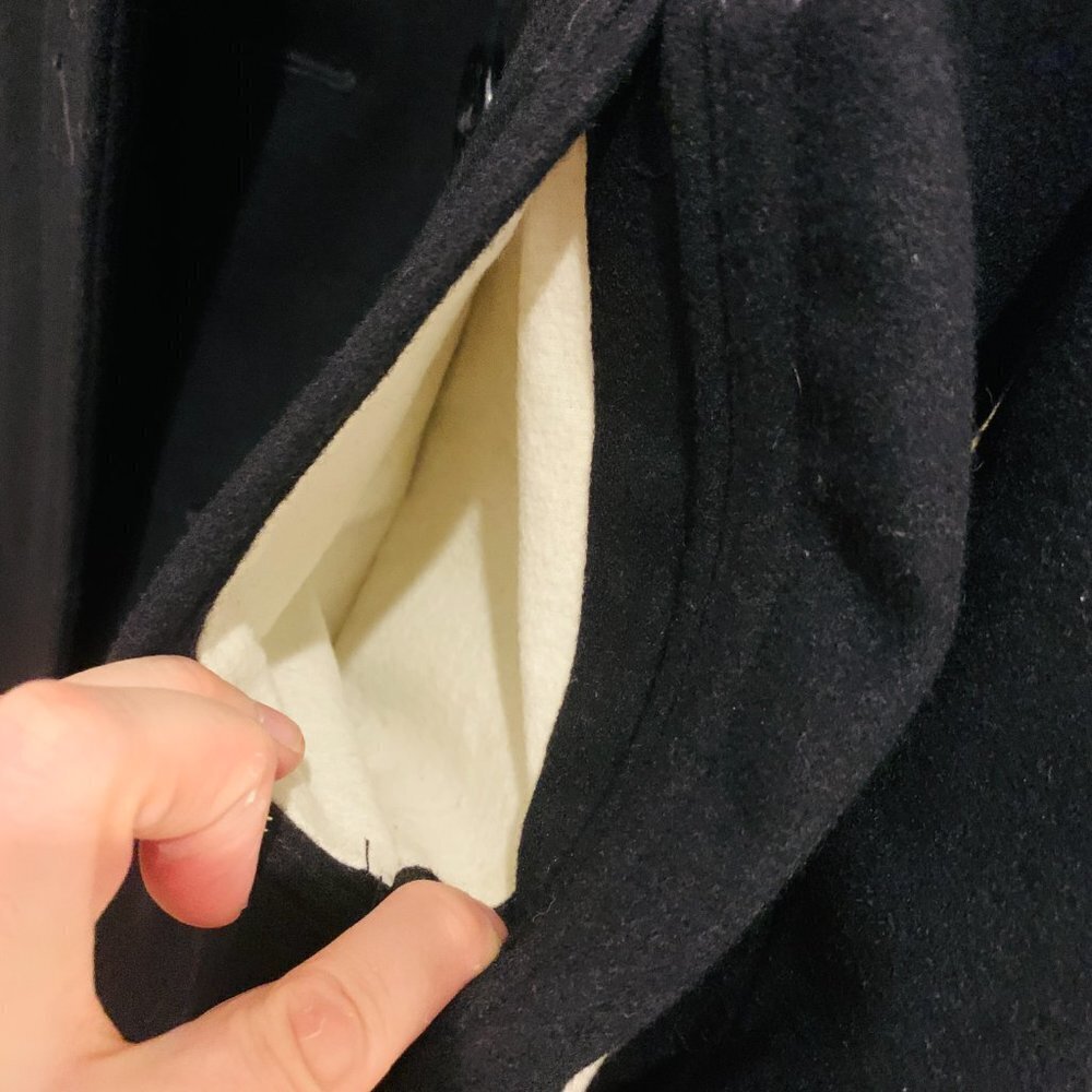 DSCP Quarterdeck Collection Genuine Navy Issue Wool Pea Coat Size 42XL MINT!!! - Picture 12 of 16